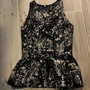 Lela Rose peplum top